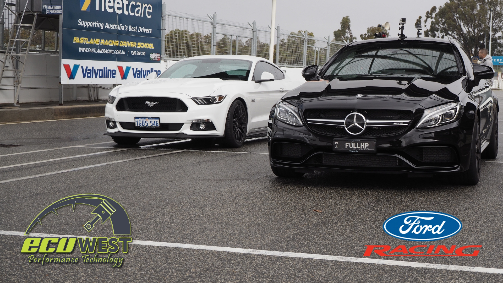 ECUWEST S550 Mustang GT Testing At Barbagallo Raceway