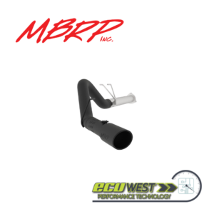 MBRP S6248BLK Black Coated 4 Single Side Exit Filter Back