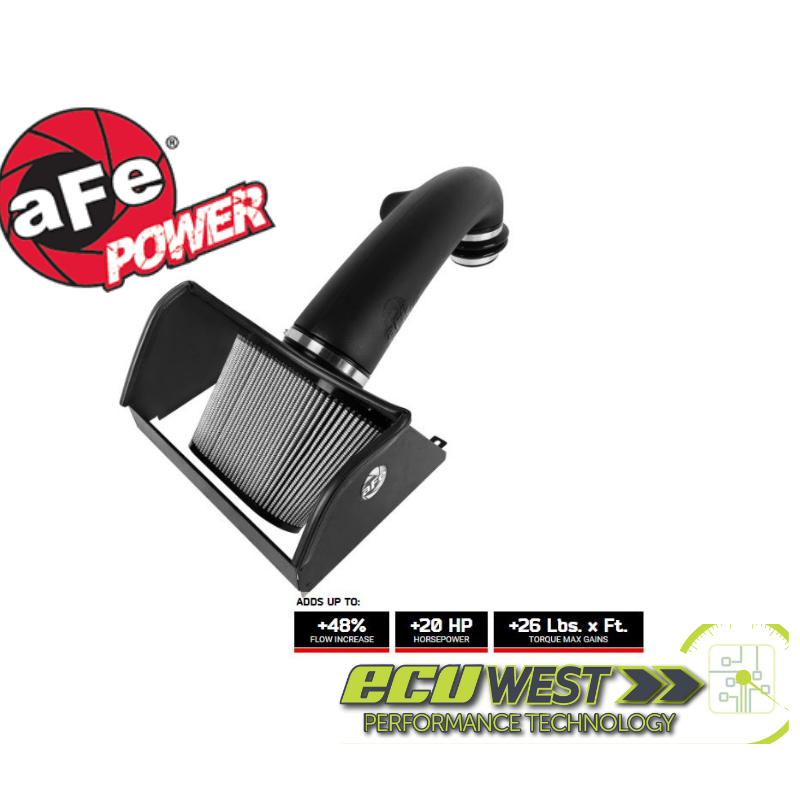 DT 2019 Ram 1500 5.7i AFE Power Magnum FORCE Stage-2 Cold Air Intake System wPro DRY S Filter Media 54-13020D
